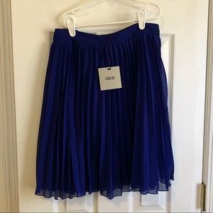 NWT ASOS Pleated Skirt